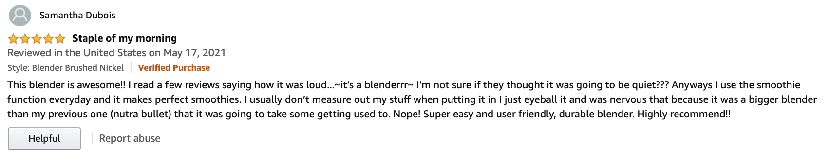 morning staple oster blender review