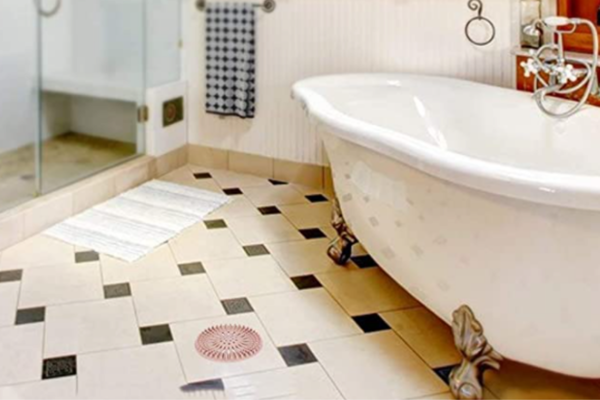 OXO Good Grips Bath Shower-Tub Drain Protector (Grey)