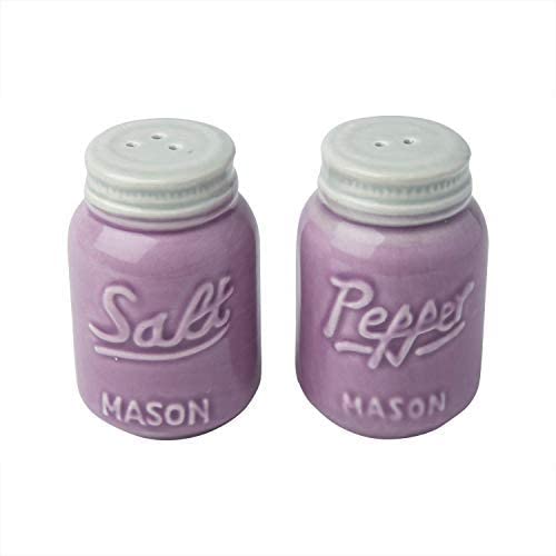 Vintage Mason Jar Salt & Pepper Shakers