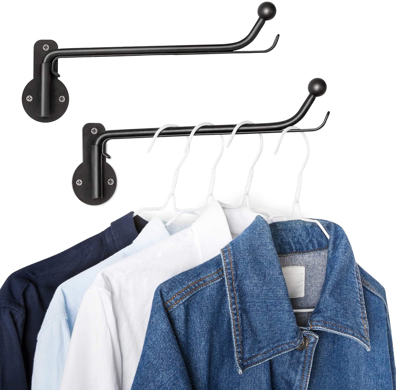  Clothes Hanger with Swing Arm Holder