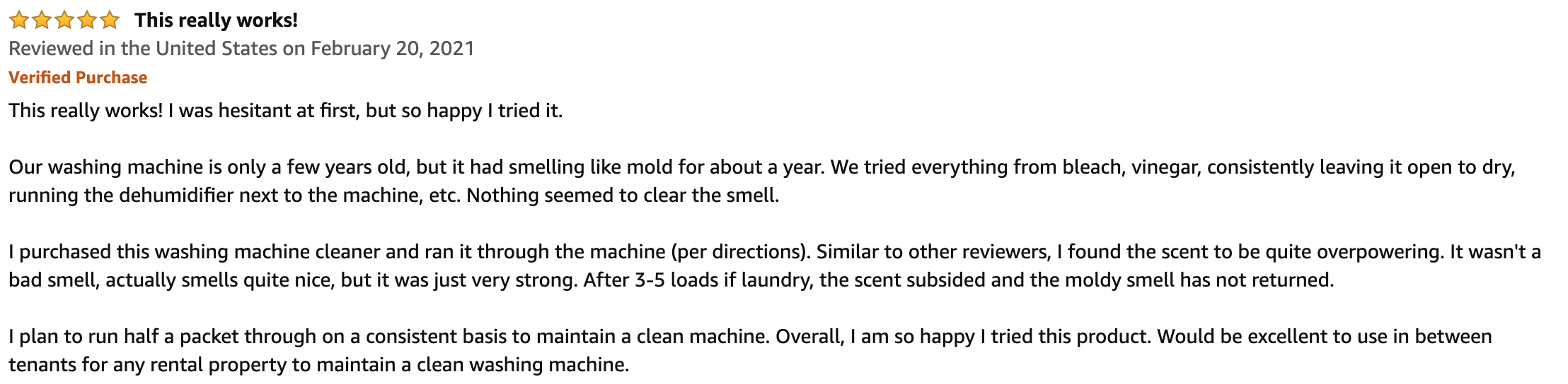 Tide cleaner review