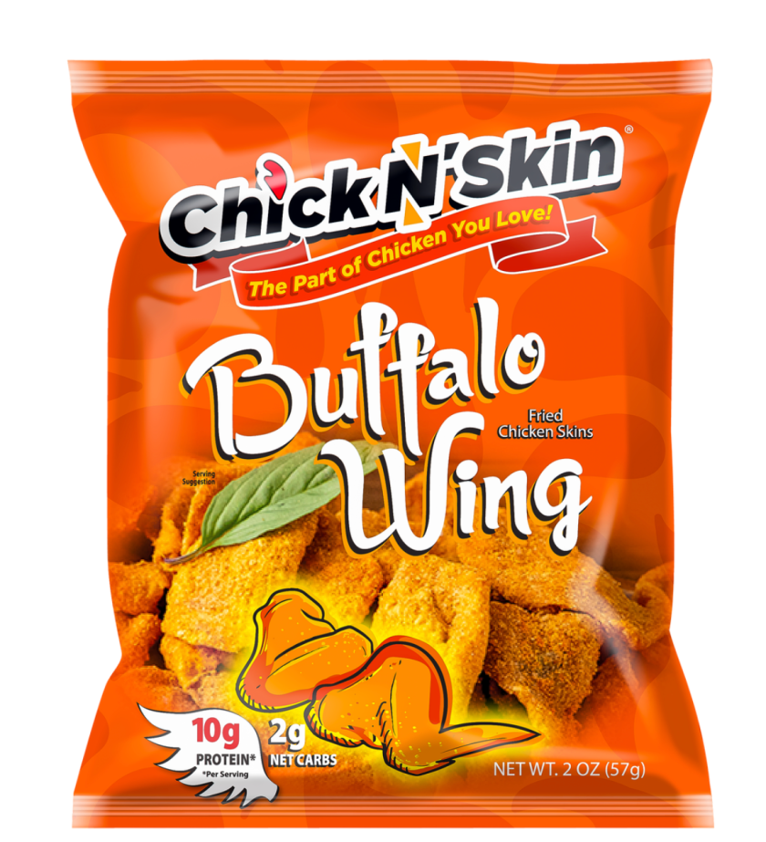 buffalo wing chicken skin