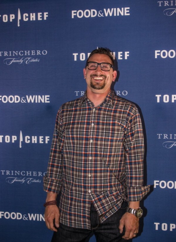 Celebrity chef Chris Cosentino poses for photographers
