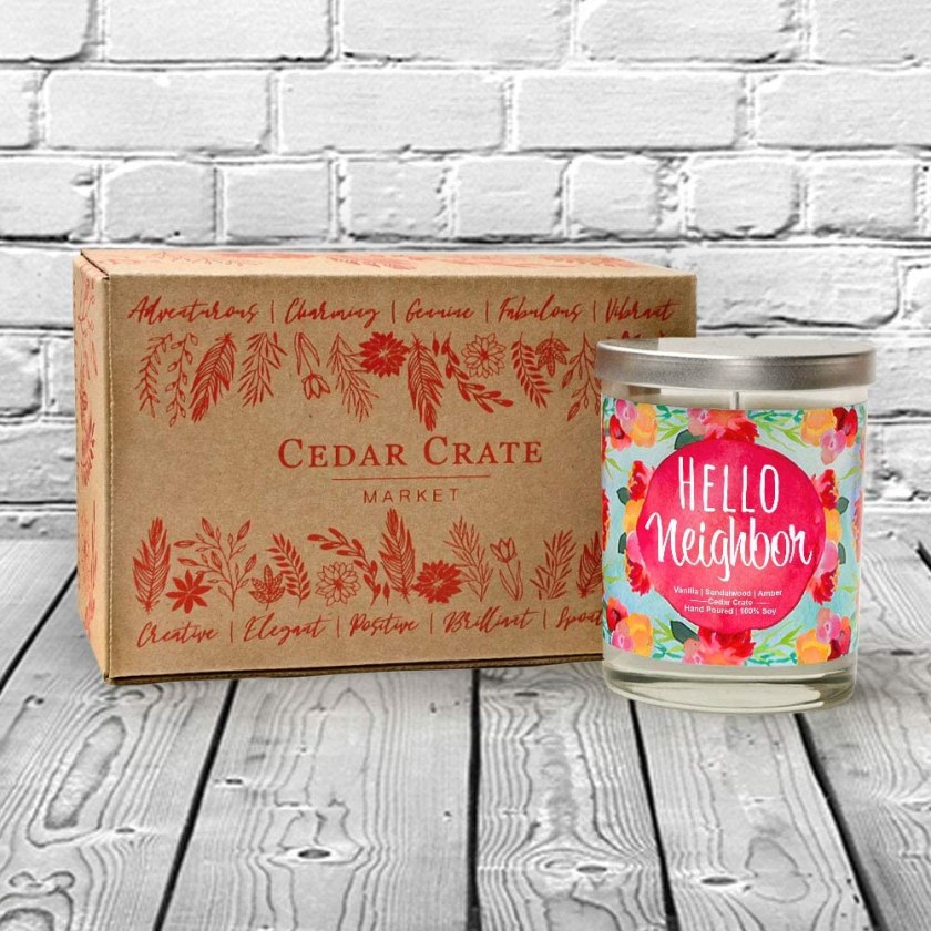 Gifts for Neighbors- New Home Candles Gifts, Welcome Home Gift Ideas, Poured in USA, Decorative Aromatherapy, Housewarming Gifts for New...