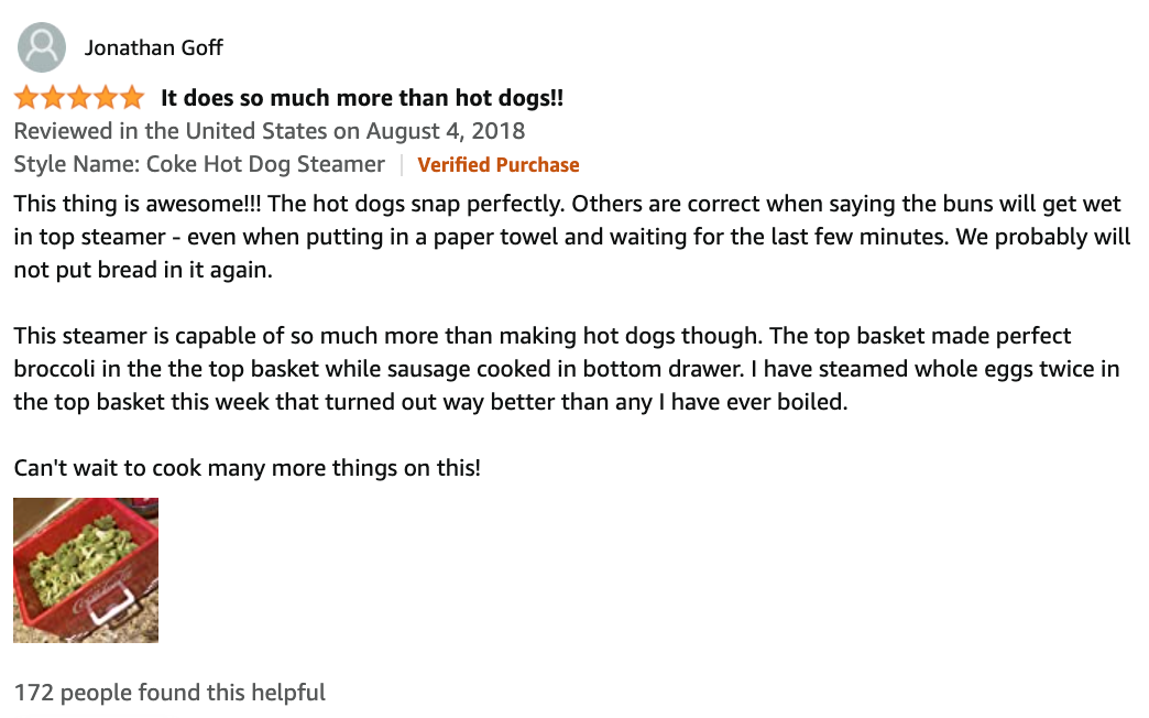 hot dog steamer review 2