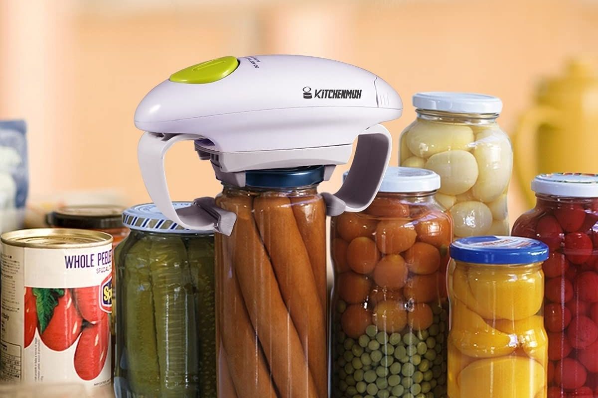 The EZ Off Jar Opener From  Makes Opening Jars Easy