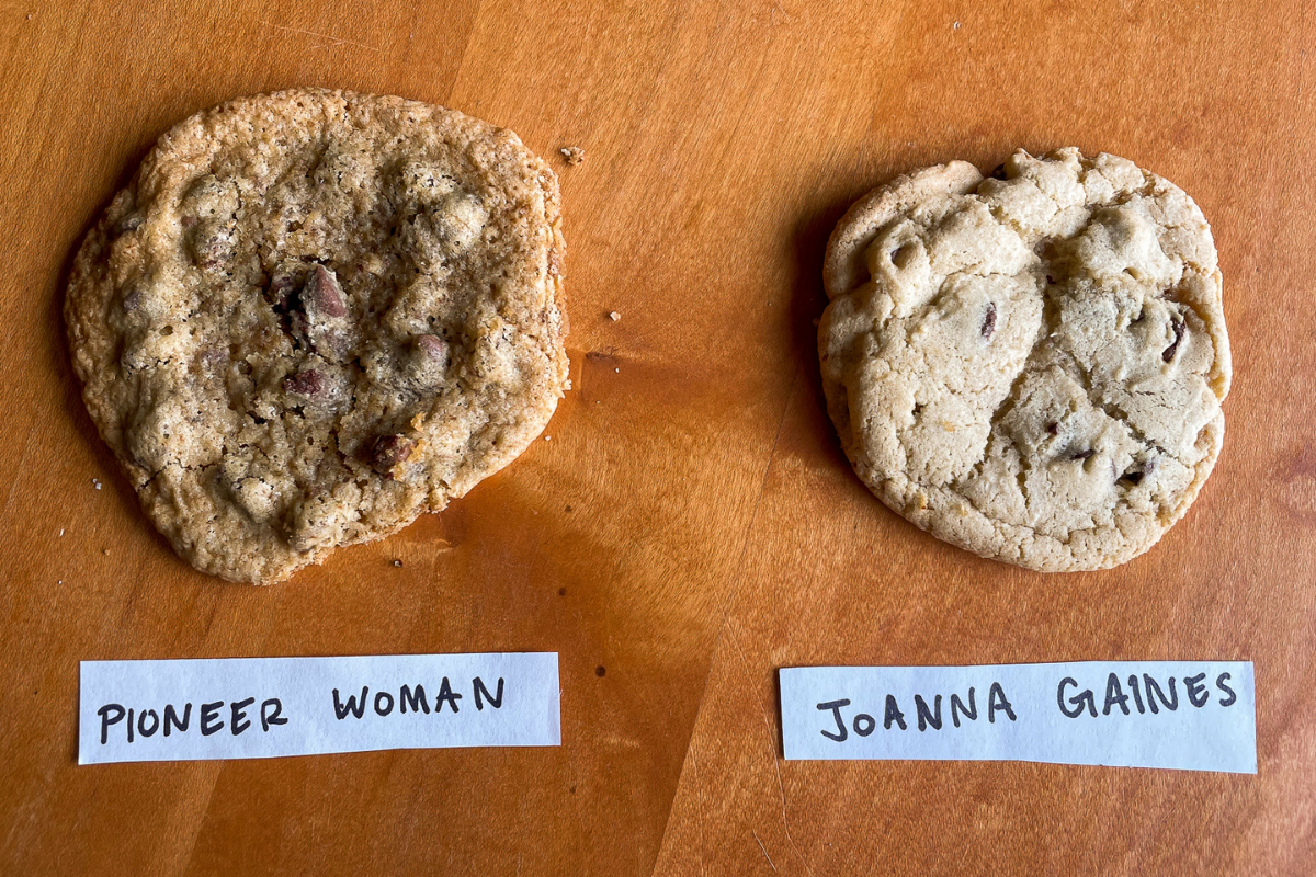 The Pioneer Woman Vs. Joanna Gaines' Chocolate Chip Cookies