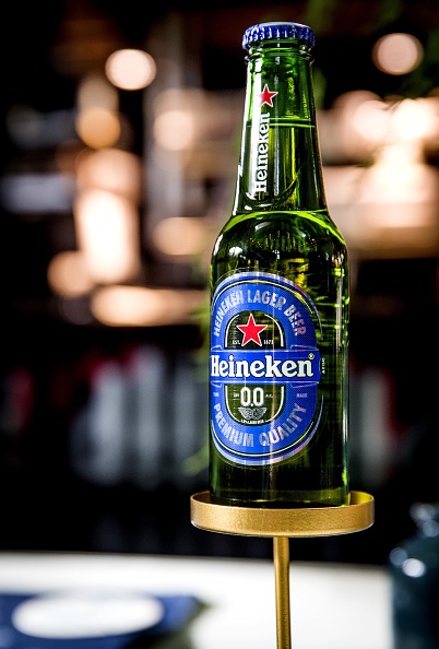 Heineken's first alcohol-free beer, called Heineken 0.0