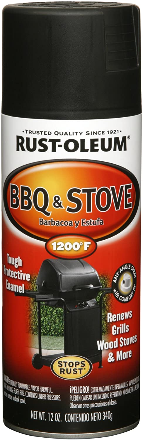 Rust-Oleum Automotive 249310 12-Ounce BBQ Black Spray, Black