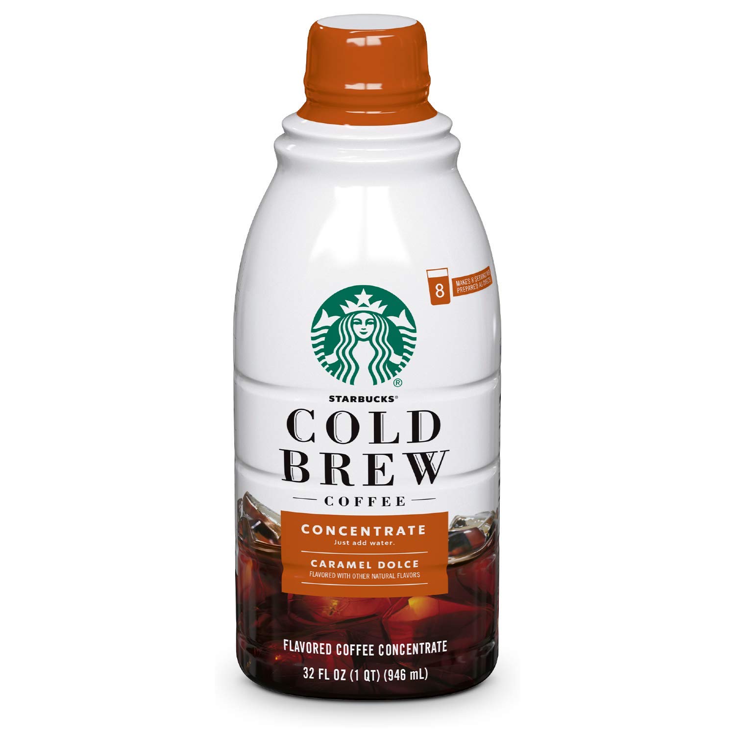 Starbucks Cold Brew Concentrate, Caramel Dolce, 32 FL OZ