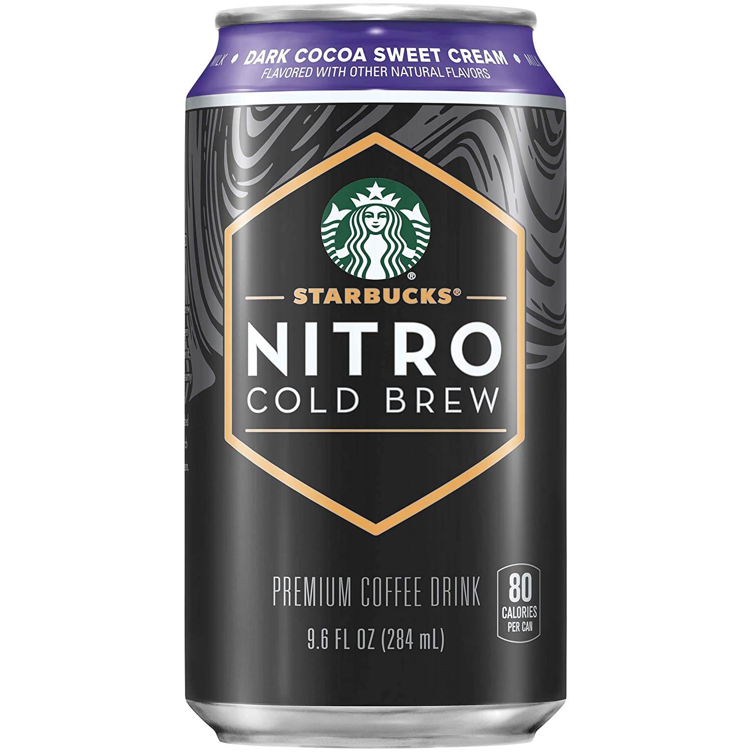 Starbucks Nitro Cold Brew, Dark Cocoa Sweet Cream, 9.6oz Can