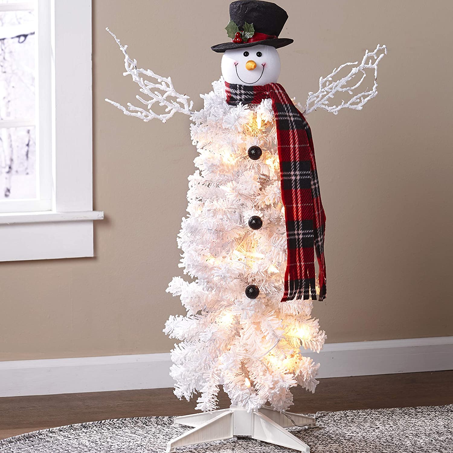 snowman christmas tree