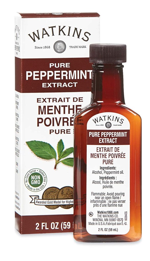 peppermint extract bottle