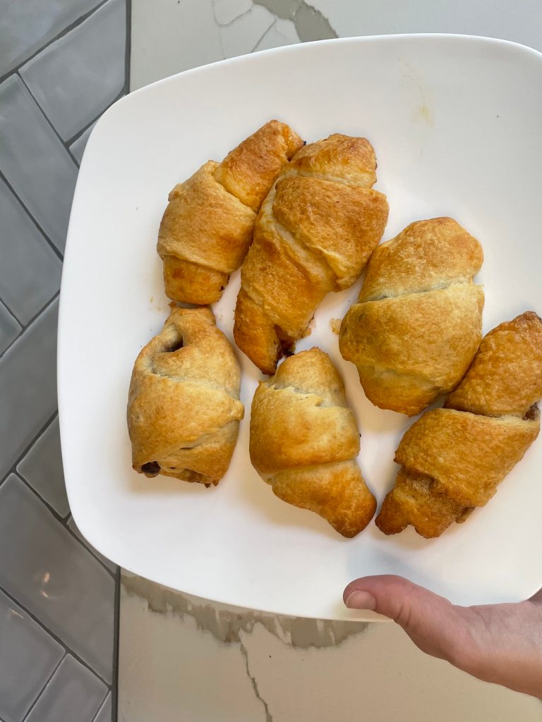 Rugelach on a plate