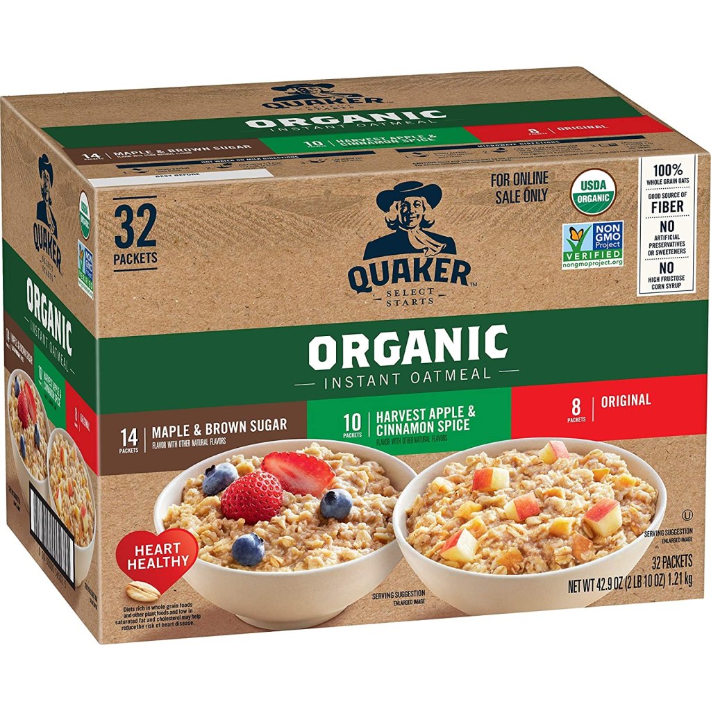 Quaker Organic Oatmeal