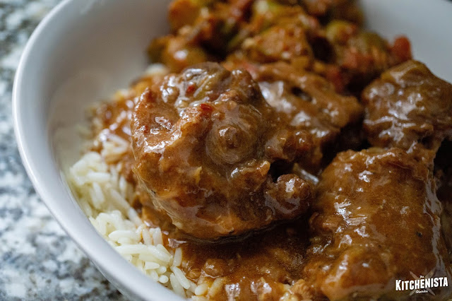 smothered oxtail