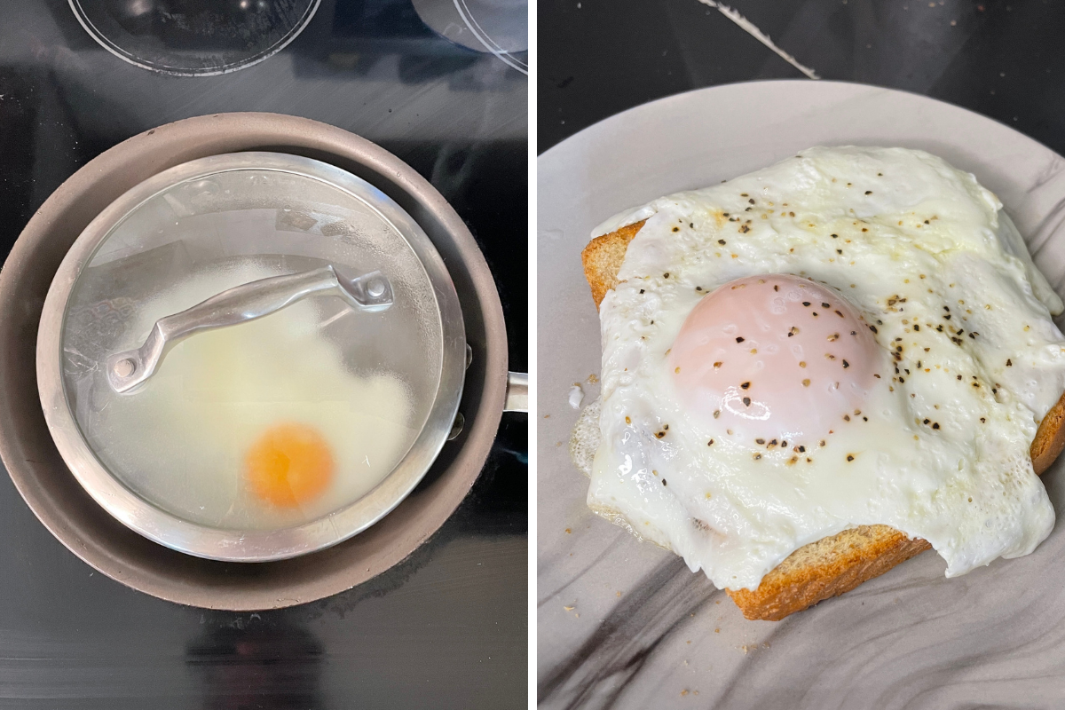 Basted Eggs Recipe