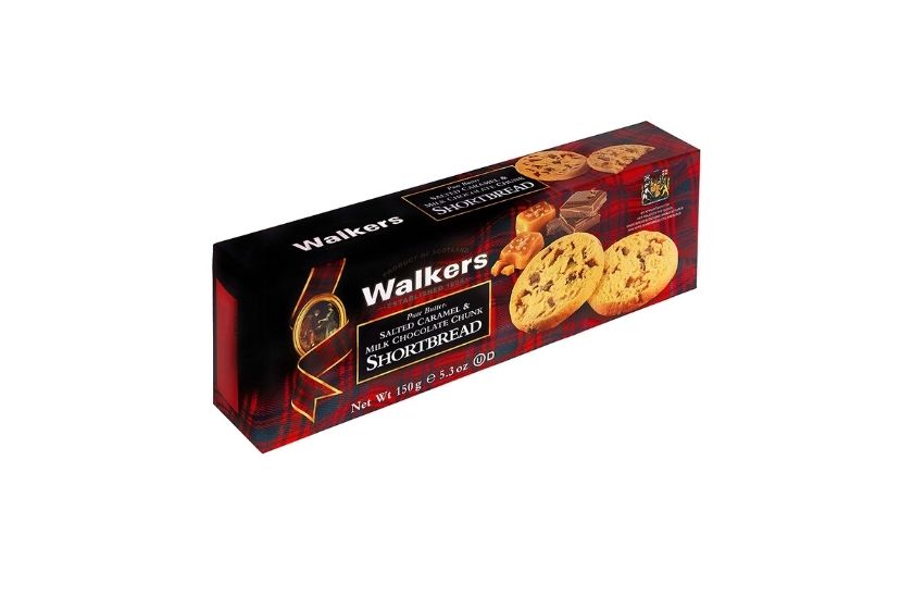 girl scout knockoffs (caramel chocolate chip cookies from Walkers)