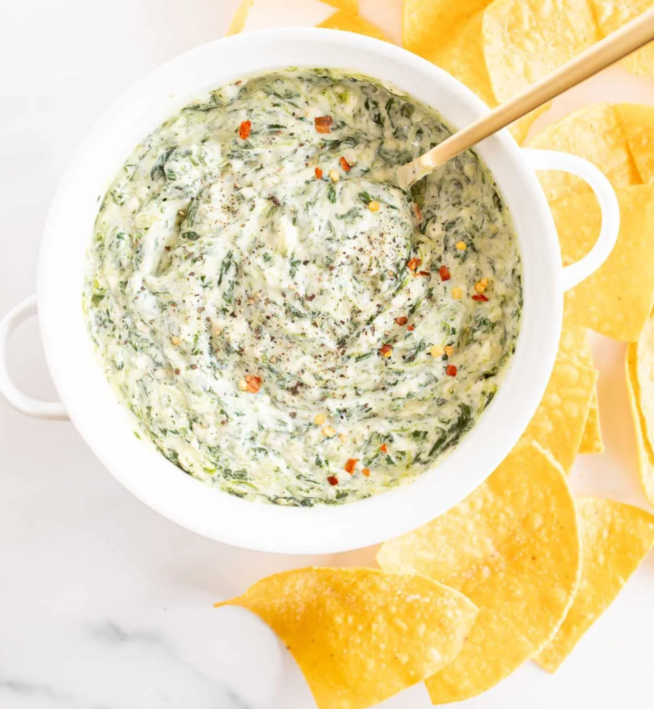 spinach dip with cream cheese