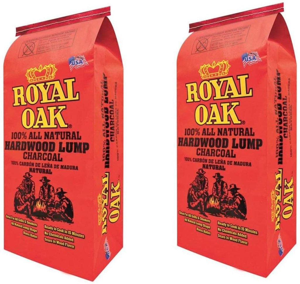 Royal Oak BBQ All Natural Premium 15 lb Lump Charcoal Starter Hardwood