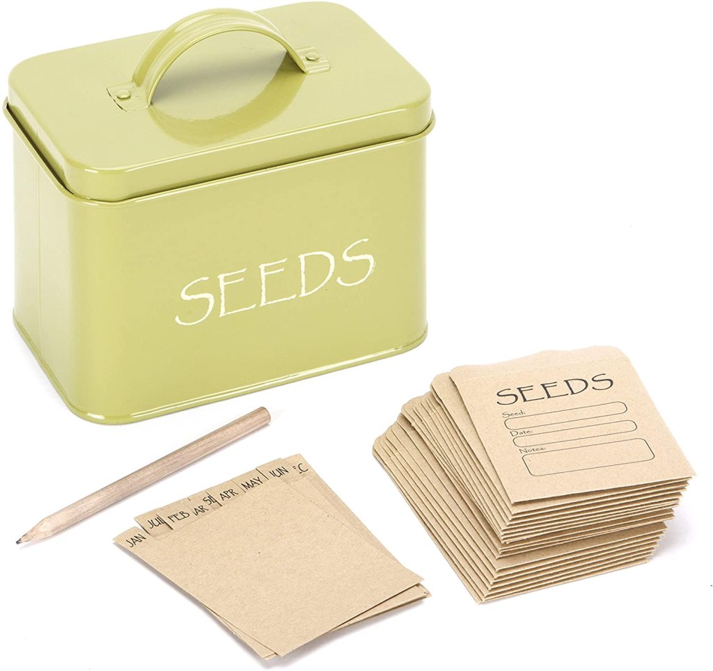 Katai Steel Seed Storage Box Organiser in Green