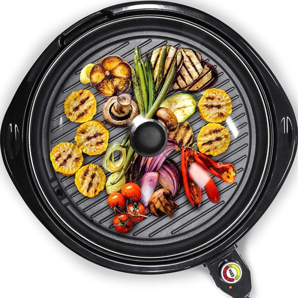 Elite Gourmet Smokeless Indoor Electric BBQ Grill