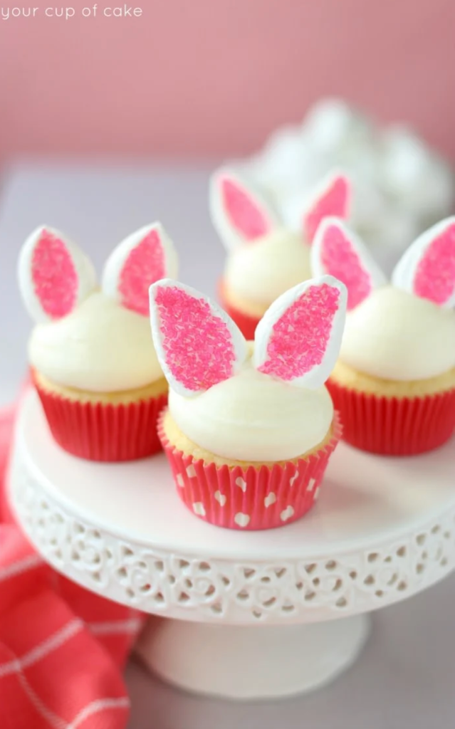 bunny cupcakes