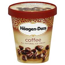 Haagen-Dazs coffee ice cream