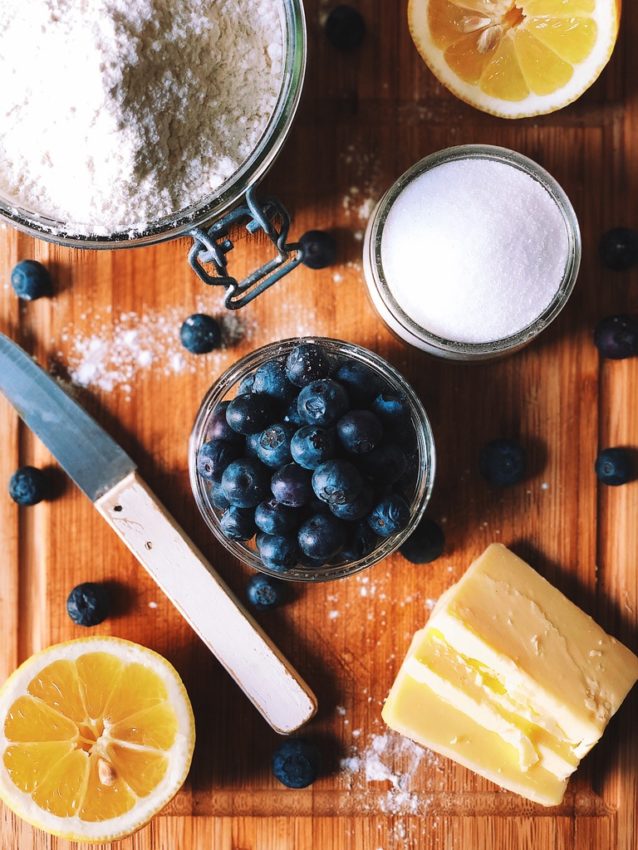 blueberry lemon biscuits