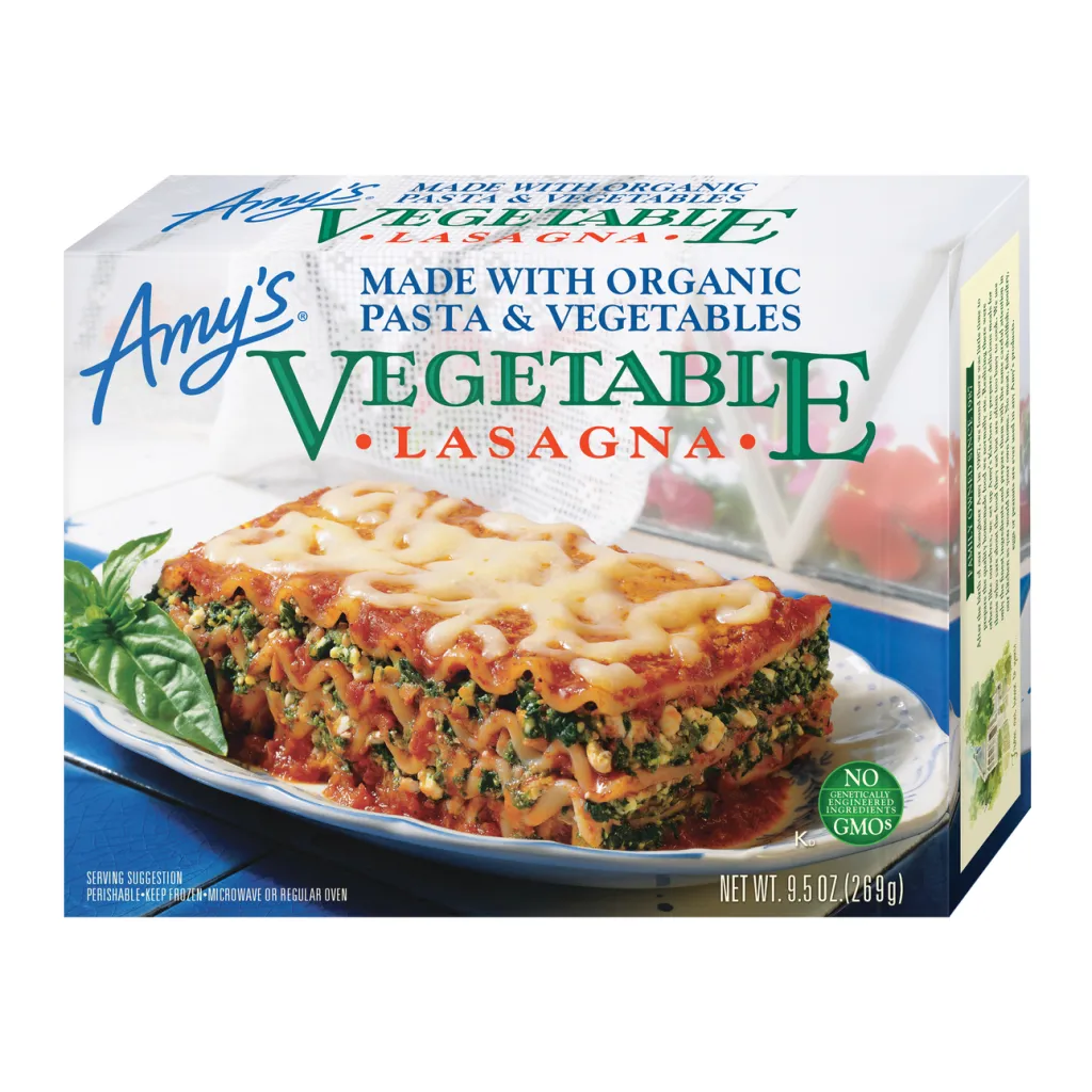 Amy's vegetable lasagna