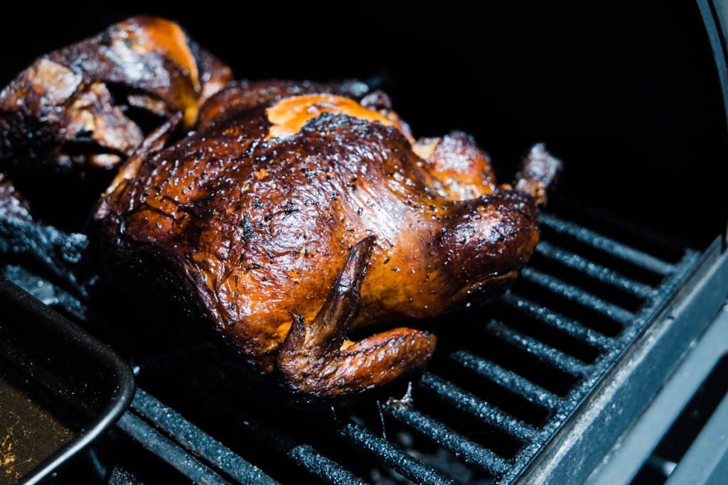 Smoked Chicken on the Grill Smoker by Home Chef