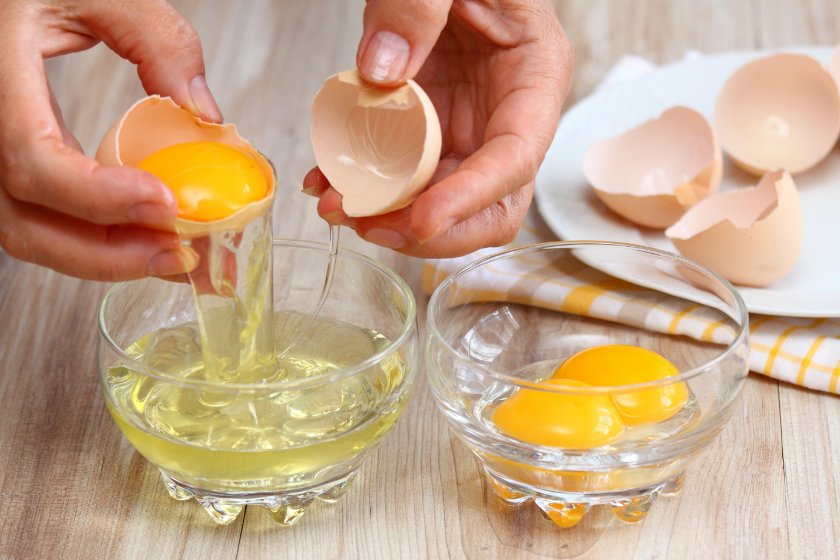 how to separate egg whites