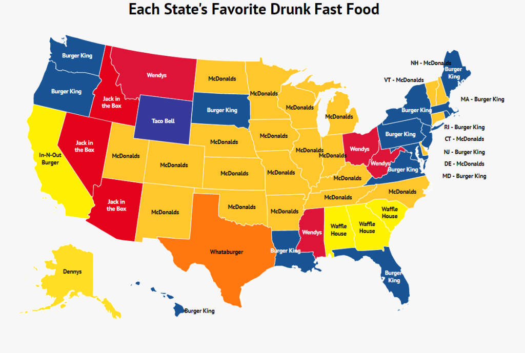 favorite drunk fast food