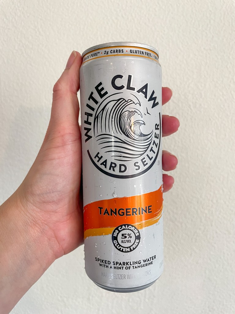 can of Tangerine White Claw