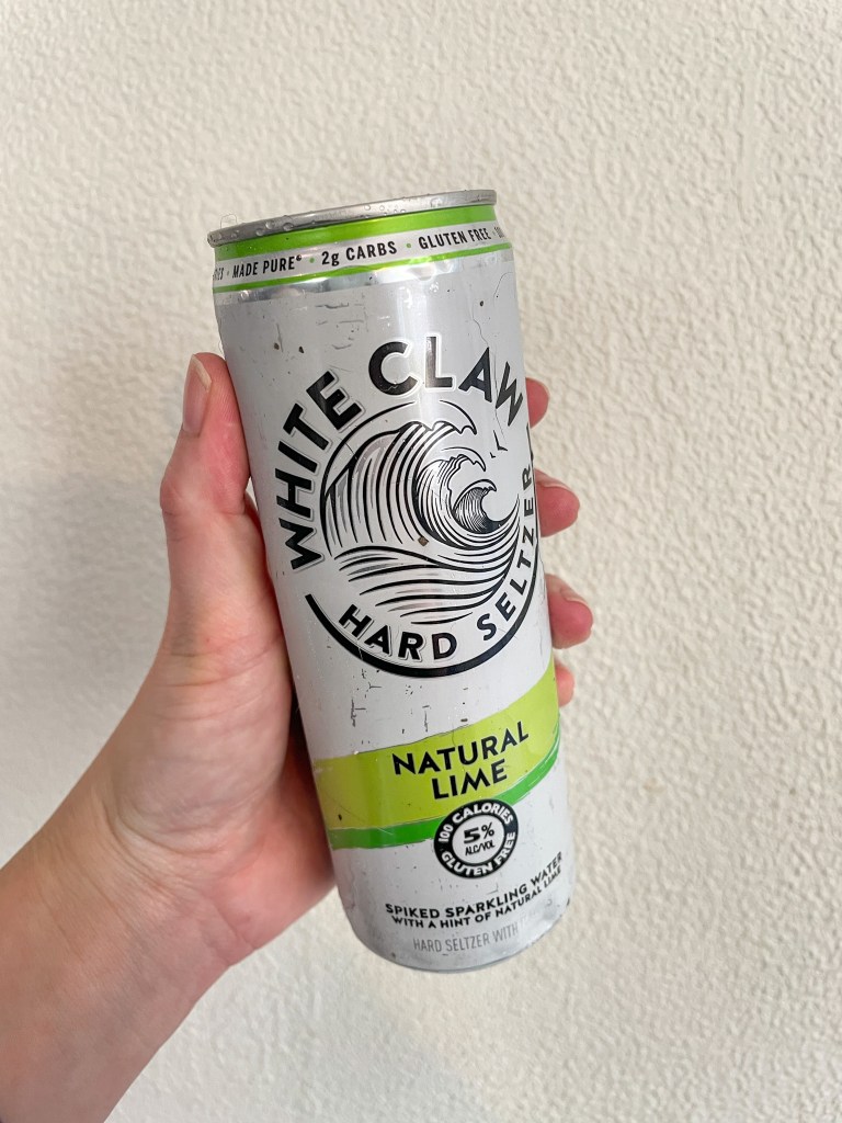 Natural Lime White Claw in can