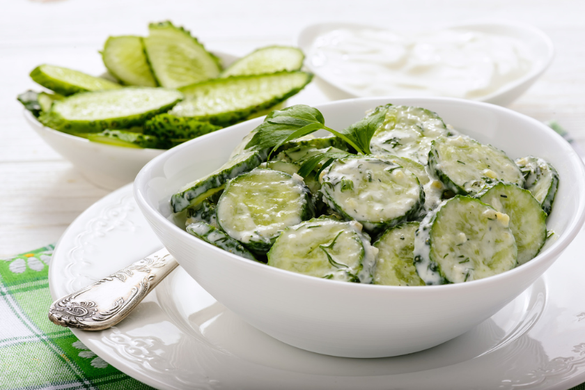 zucchini vs cucumber cucumber salad