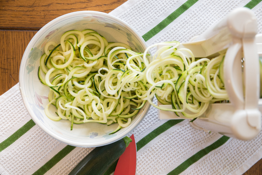 zucchini vs cucumber spiral
